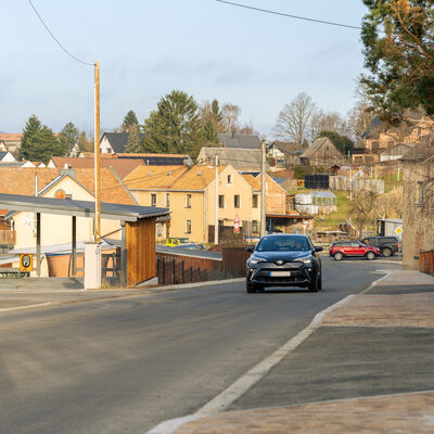 Bild vergr&ouml;&szlig;ern: Er&ouml;ffnung der Falkensteiner Landstra&szlig;e