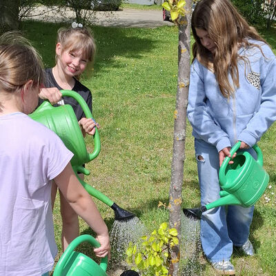 Bild vergr&ouml;&szlig;ern: Hort Oberlosa - Gie&szlig;-Challenge