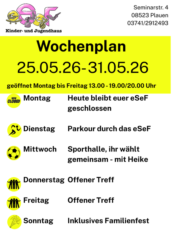 Bild vergr&ouml;&szlig;ern: Wochenplakat 25.05.26 - 31.05.26