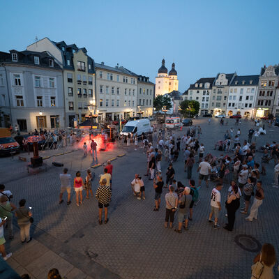 Bild vergr&ouml;&szlig;ern: Plauener Nacht der Muse(e)n 2026 auf dem Altmarkt