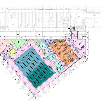 Bild vergr&ouml;&szlig;ern: Stadtbad Plauen Erweiterung - Lageplan