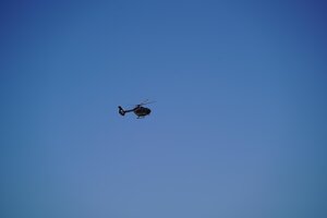 Waldbrand - Hubschrauber im Einsatz