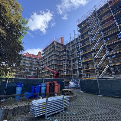 Bild vergr&ouml;&szlig;ern: Sanierung Oberschule Friedrich R&uuml;ckert - Stand September 2026