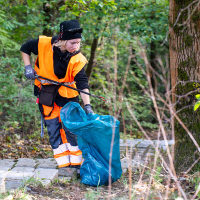 Bild vergr&ouml;&szlig;ern: Teilnehmer des Projekt &raquo;Arbeitsgelegenheiten&laquo; am Kemmler