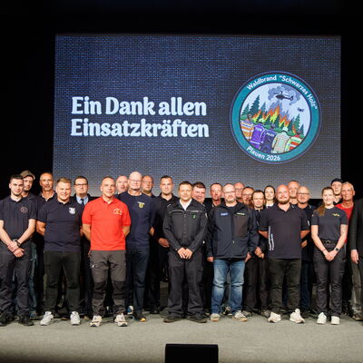 Bild vergr&ouml;&szlig;ern: Dankesch&ouml;n-Veranstaltung der Stadt Plauen f&uuml;r Waldbrand-Einsatzkr&auml;fte