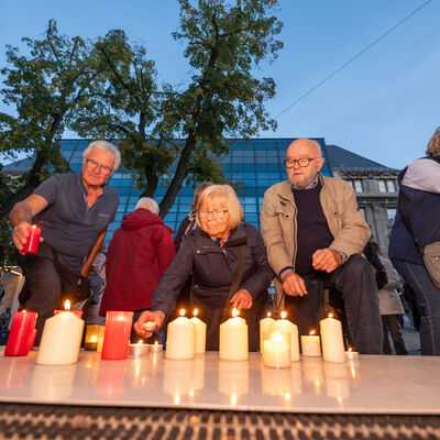 Bild vergr&ouml;&szlig;ern: Gedenken zum &raquo;Tag der Demokratie&laquo;