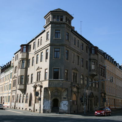 Bild vergrößern: Blick von Hofwiesenstraße auf die Böhlerstraße