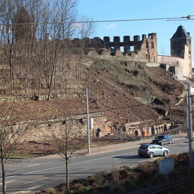 Bild vergrößern: Schlossterrassen im Januar 2018