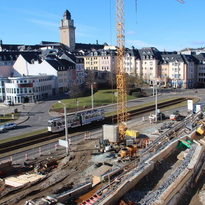 Bild vergr&ouml;&szlig;ern: Schlossterrassen im Januar 2018