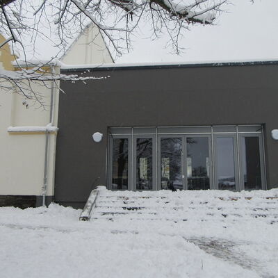 Bild vergr&ouml;&szlig;ern: Erweiterungsanbau an der ehemaligen Turnhalle
