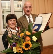 Hans Leipold mit Frau Helga