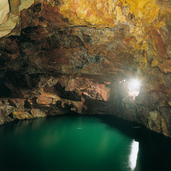 Bild vergrößern: Grube Tannenberg unterirdischer See
