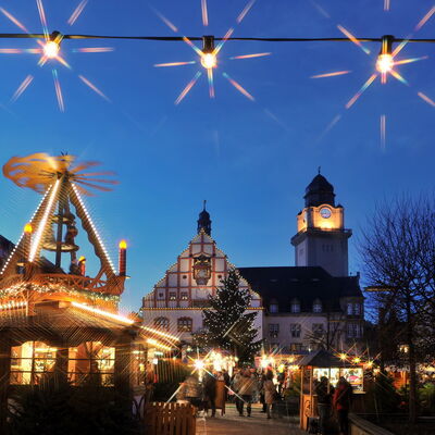 Bild vergrößern: Plauener Weihnachtsmarkt