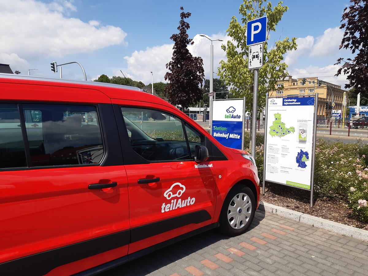 Bild vergrößern: Carsharing in Plauen mit teilAuto