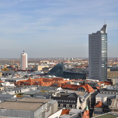 Bild vergrößern: Luftbild Leipziger Innenstadt