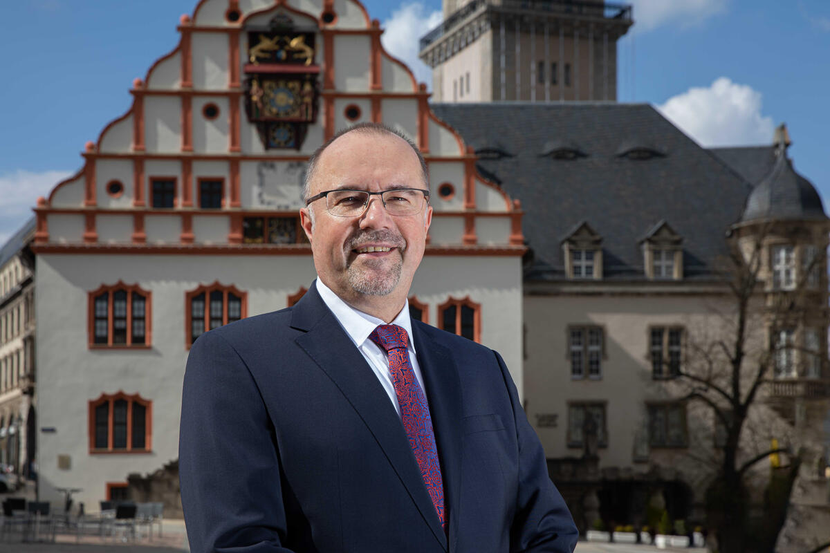 Bild vergrößern: Steffen Zenner, Oberbürgermeister der Stadt Plauen