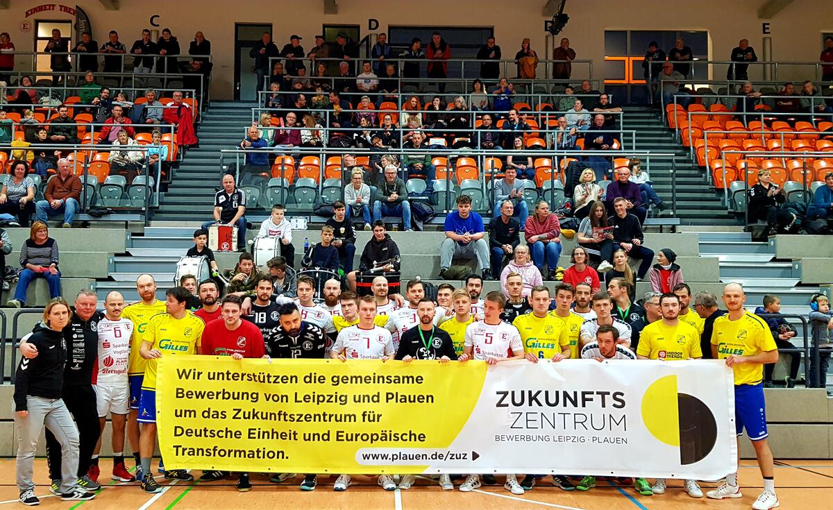 Bild vergrößern: HC Einheit Plauen SG LVB Leipzig Handball Sachsenliga