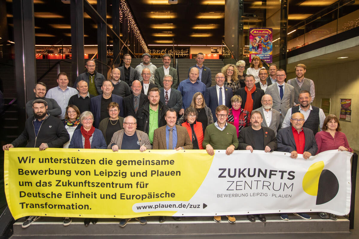 Bild vergrößern: Plauener Stadtrat unterstützt Bewerbung zum Zukunftszentrum