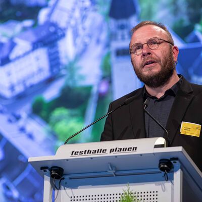 Bild vergr&ouml;&szlig;ern: Jahresempfang des Oberb&uuml;rgermeisters 2024 - Pfarrer V&ouml;disch