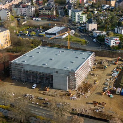 Bild vergr&ouml;&szlig;ern: SportForum Vogtland Baustellenbesichtigung am 04.Mai