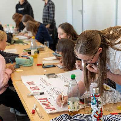 Bild vergr&ouml;&szlig;ern: Sch&uuml;lerworkshop der Deutschen Gesellschaft