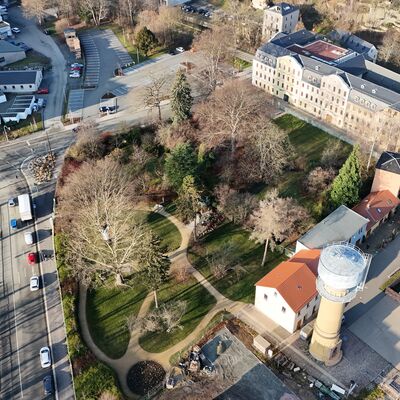 Bild vergr&ouml;&szlig;ern: Blick auf das Weisbachsche Haus