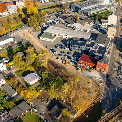 Bild vergr&ouml;&szlig;ern: Blick auf die Turnstra&szlig;e Ende Dezember 2024