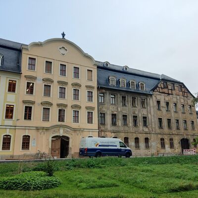Bild vergr&ouml;&szlig;ern: Baustelle Fabrik der F&auml;den