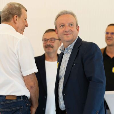Bild vergr&ouml;&szlig;ern: 2. Unternehmerstammtisch der Stadt Plauen am 11.09.2025. Ort: Duale Hochschule, Schlossberg 1 in Plauen